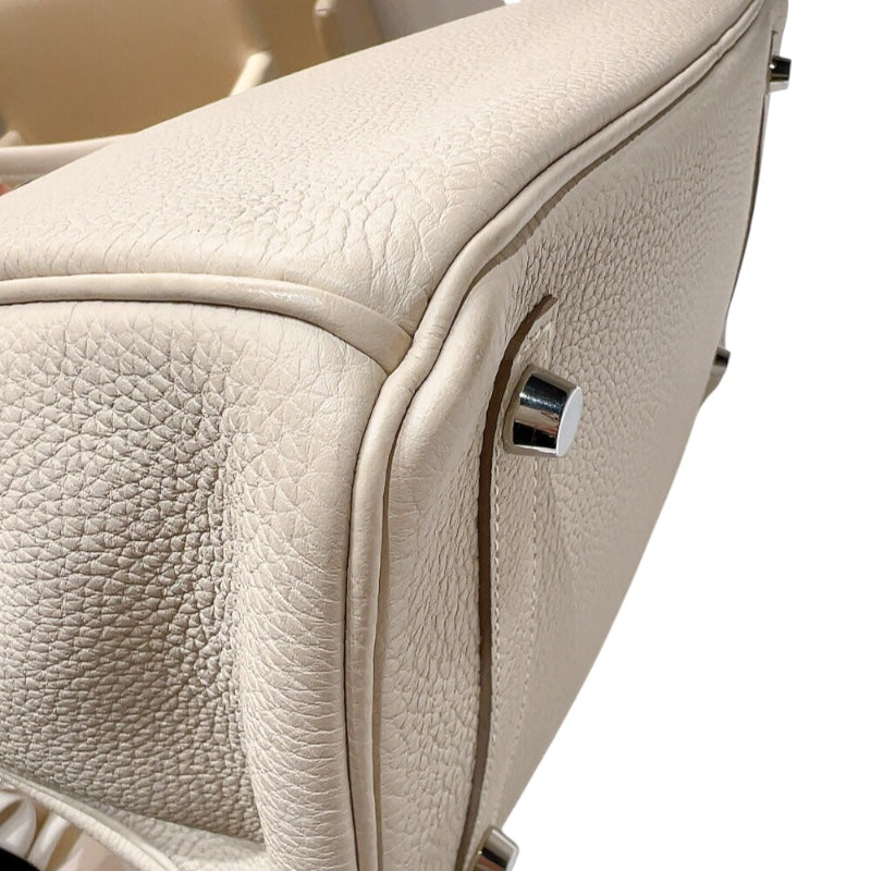 エルメス HERMES バーキン30 X刻印　(2016年製) ベトン　シルバー金具 トゴ レディース ハンドバッグ