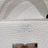 エルメス HERMES バーキン30 X刻印　(2016年製) ベトン　シルバー金具 トゴ レディース ハンドバッグ