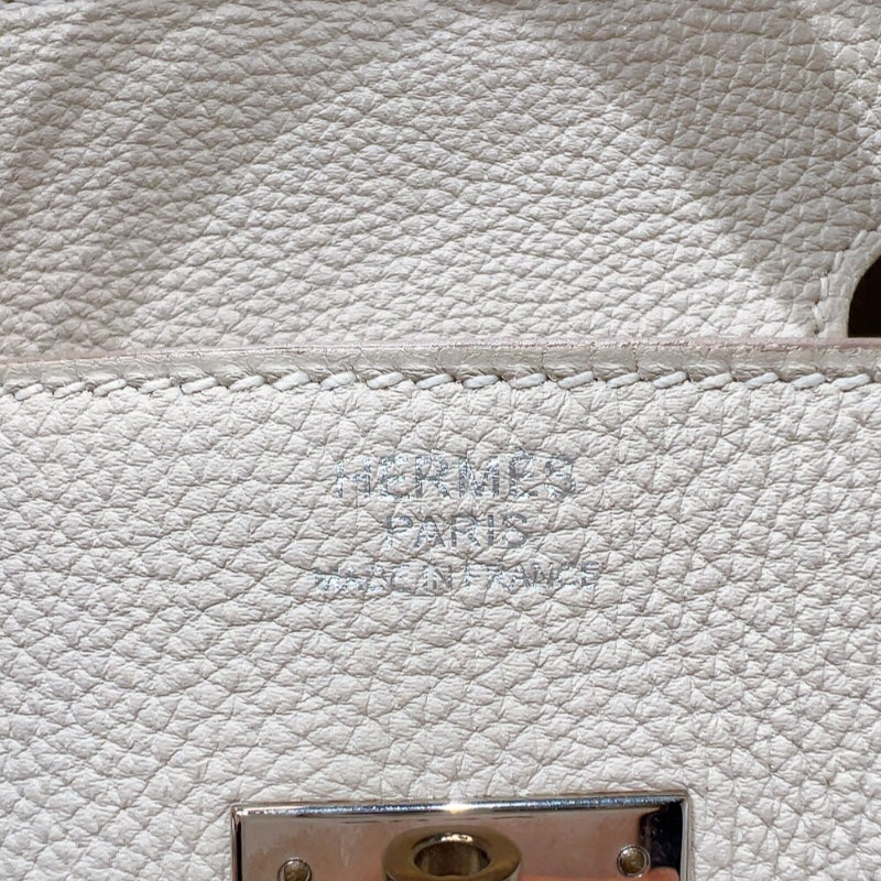 エルメス HERMES バーキン30 X刻印　(2016年製) ベトン　シルバー金具 トゴ レディース ハンドバッグ