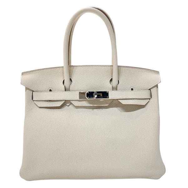 エルメス HERMES バーキン30 X刻印　(2016年製) ベトン　シルバー金具 トゴ レディース ハンドバッグ