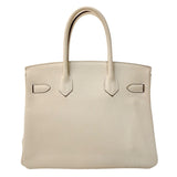 エルメス HERMES バーキン30 X刻印　(2016年製) ベトン　シルバー金具 トゴ レディース ハンドバッグ