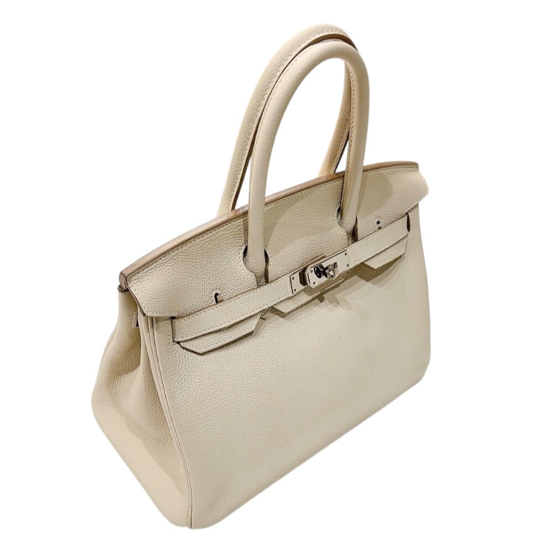 エルメス HERMES バーキン30 X刻印　(2016年製) ベトン　シルバー金具 トゴ レディース ハンドバッグ