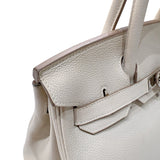 エルメス HERMES バーキン30 X刻印　(2016年製) ベトン　シルバー金具 トゴ レディース ハンドバッグ