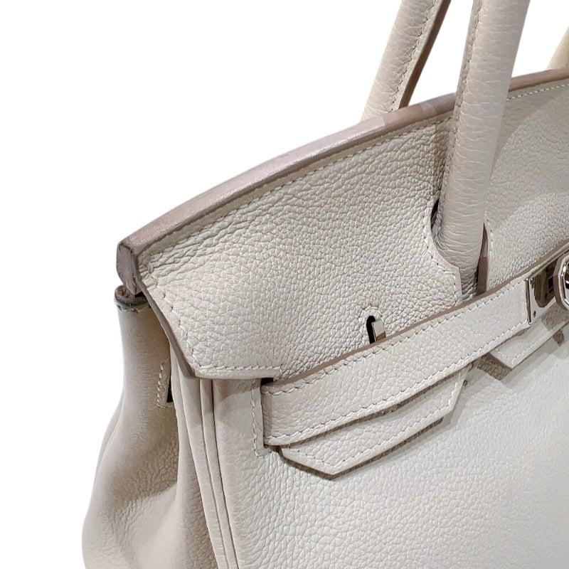 エルメス HERMES バーキン30 X刻印　(2016年製) ベトン　シルバー金具 トゴ レディース ハンドバッグ