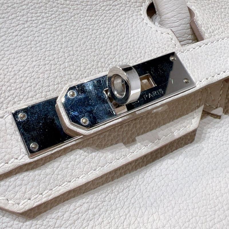 エルメス HERMES バーキン30 X刻印　(2016年製) ベトン　シルバー金具 トゴ レディース ハンドバッグ