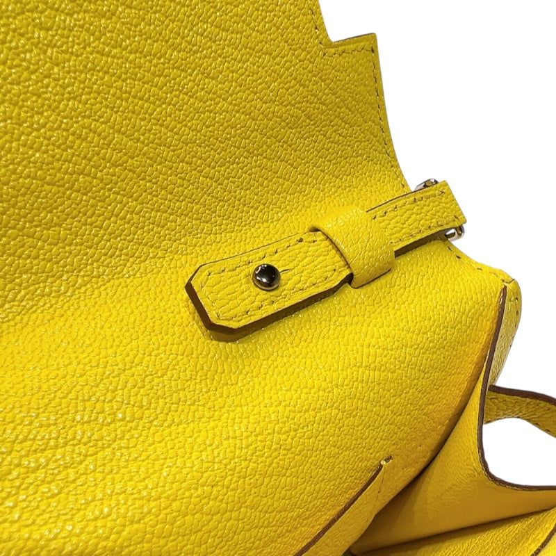エルメス HERMES ケリートゥーゴー U刻印　(2022年製) ライム　シルバー金具 シェーブル レディース ショルダーバッグ