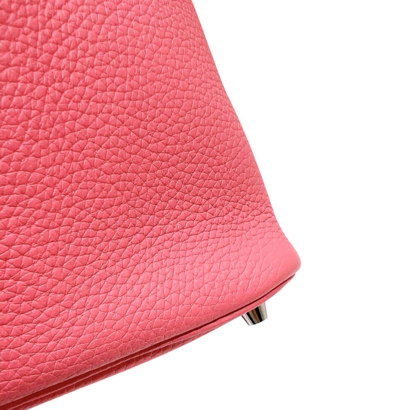 エルメス HERMES ピコタンロックPM A刻印　(2017年製) ローズアザレ　シルバー金具 トリヨンクレマンス レディース ハンドバッグ