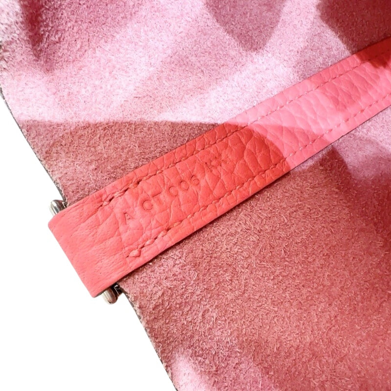 エルメス HERMES ピコタンロックPM A刻印　(2017年製) ローズアザレ　シルバー金具 トリヨンクレマンス レディース ハンドバッグ