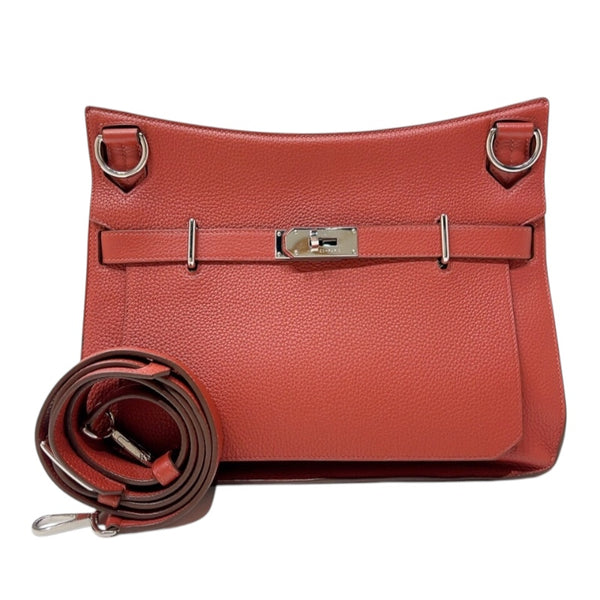 エルメス HERMES ジプシエール34 □Q刻印　(2013年製) ルージュデュセス　シルバー金具 トリヨンクレマンス レディース ショルダーバッグ