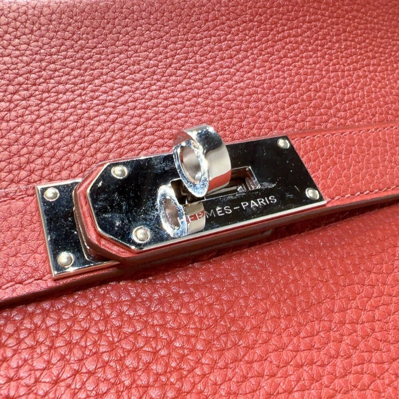 エルメス HERMES ジプシエール34 □Q刻印　(2013年製) ルージュデュセス　シルバー金具 トリヨンクレマンス レディース ショルダーバッグ