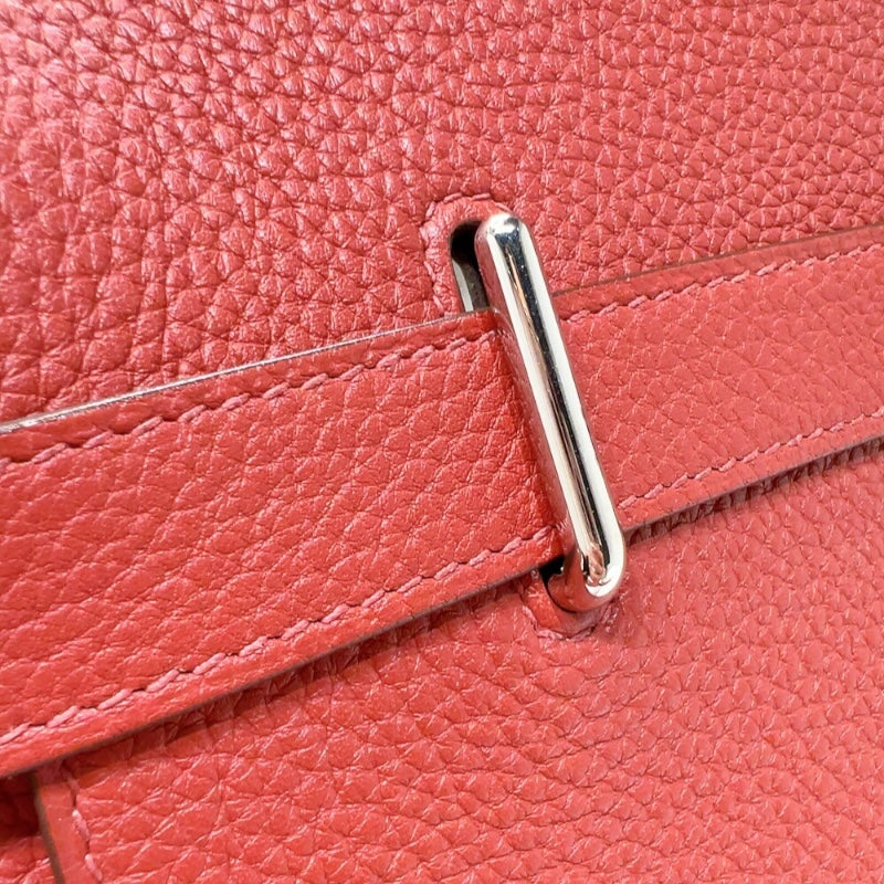 エルメス HERMES ジプシエール34 □Q刻印　(2013年製) ルージュデュセス　シルバー金具 トリヨンクレマンス レディース ショルダーバッグ