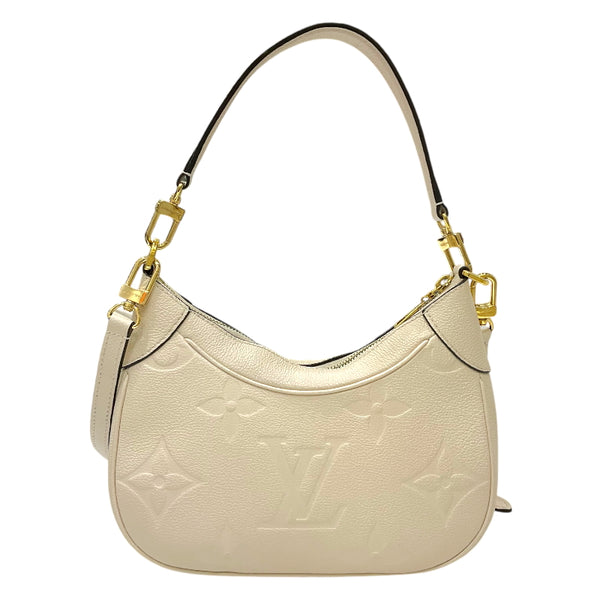 ルイ・ヴィトン LOUIS VUITTON バガテルNM M46099 クレーム モノグラム・アンプラントレザー レディース 2wayショルダーバッグ