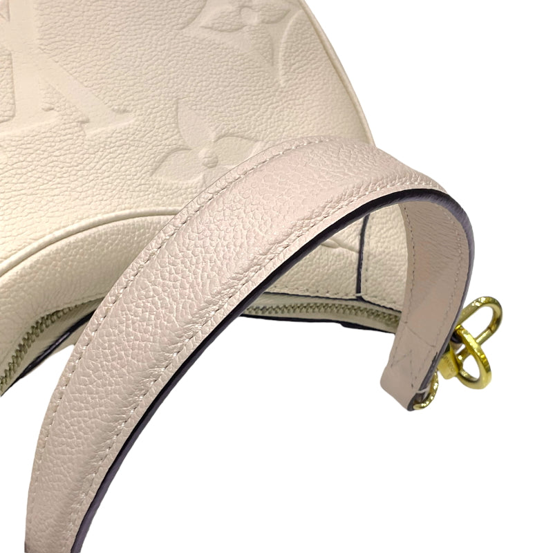 ルイ・ヴィトン LOUIS VUITTON バガテルNM M46099 クレーム モノグラム・アンプラントレザー レディース 2wayショルダーバッグ