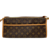 ルイ・ヴィトン LOUIS VUITTON ポパンクール・ロン M40008 ブラウン モノグラムキャンバス レディース ショルダーバッグ