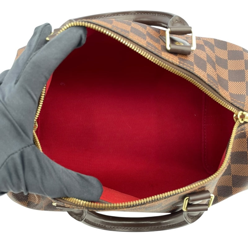 ルイ・ヴィトン LOUIS VUITTON スピーディ・バンドリエール30 N41367 ブラウン ダミエ・エベヌ レディース ショルダーバッグ