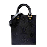 ルイ・ヴィトン LOUIS VUITTON プティットサック・プラ M81417 ノワール モノグラム・アンプラント レディース ハンドバッグ