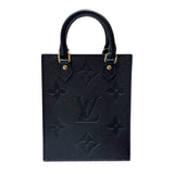 ルイ・ヴィトン LOUIS VUITTON プティットサック・プラ M81417 ノワール モノグラム・アンプラント レディース ハンドバッグ