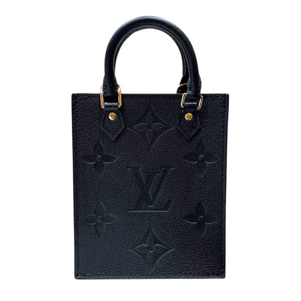 ルイ・ヴィトン LOUIS VUITTON プティットサック・プラ M81417 ノワール モノグラム・アンプラント レディース ハンドバッグ