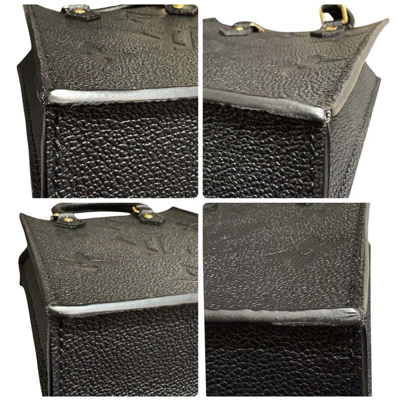 ルイ・ヴィトン LOUIS VUITTON プティットサック・プラ M81417 ノワール モノグラム・アンプラント レディース ハンドバッグ