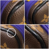ルイ・ヴィトン LOUIS VUITTON キーポルXS M45788 ブラウン　イエロー モノグラムレザー ユニセックス ショルダーバッグ