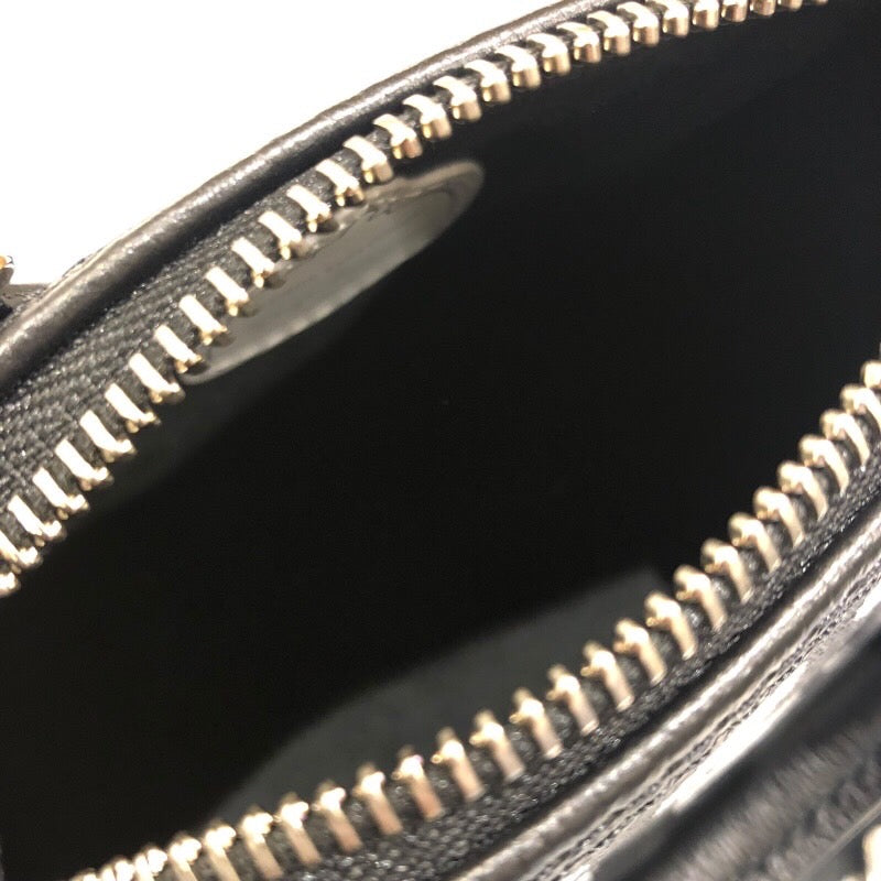 ルイ・ヴィトン LOUIS VUITTON ナノ・スピーディ 草間彌生コラボ M81910 ブラック/インフィニティドット　シルバー金具 モノグラム・アンプラント レディース ショルダーバッグ