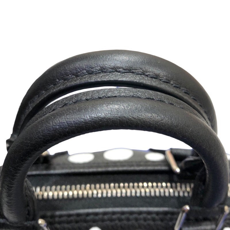 ルイ・ヴィトン LOUIS VUITTON ナノ・スピーディ 草間彌生コラボ M81910 ブラック/インフィニティドット　シルバー金具 モノグラム・アンプラント レディース ショルダーバッグ