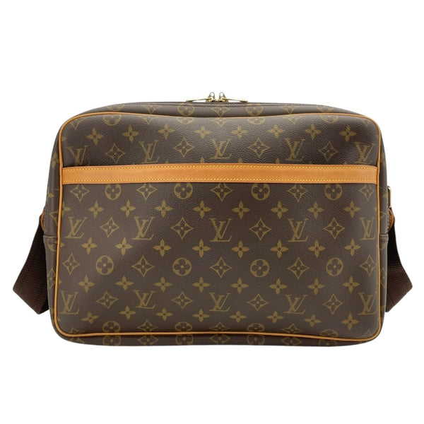 ルイ・ヴィトン LOUIS VUITTON リポーターGM M45252 ブラウン モノグラムキャンバス レディース ショルダーバッグ