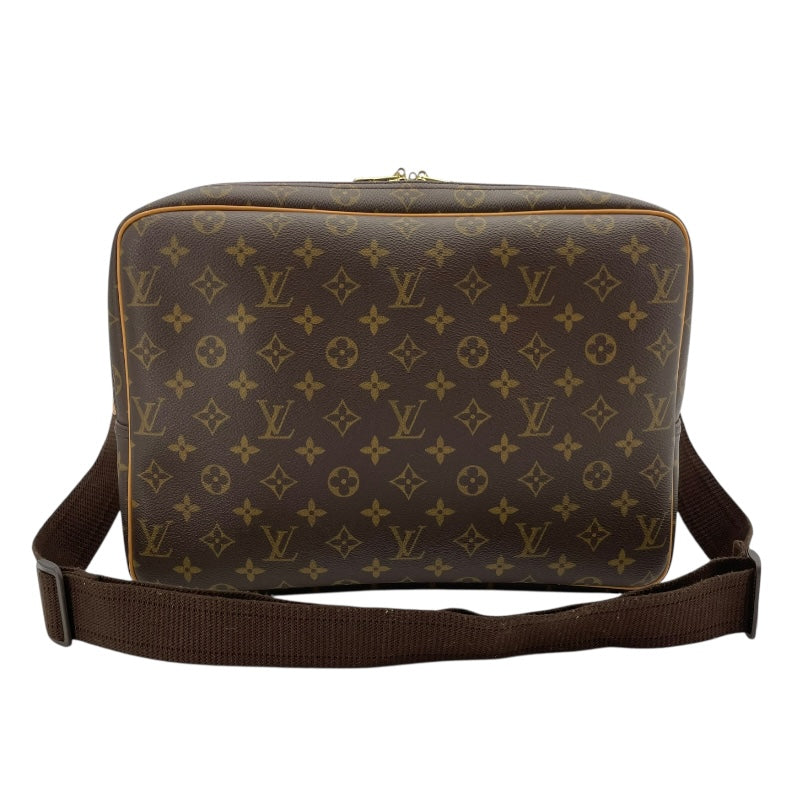 ルイ・ヴィトン LOUIS VUITTON リポーターGM M45252 ブラウン モノグラムキャンバス レディース ショルダーバッグ