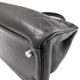 エルメス HERMES ケリー32内縫い □L刻印　(2008年製) ブラック　シルバー金具 トリヨンクレマンス レディース ハンドバッグ