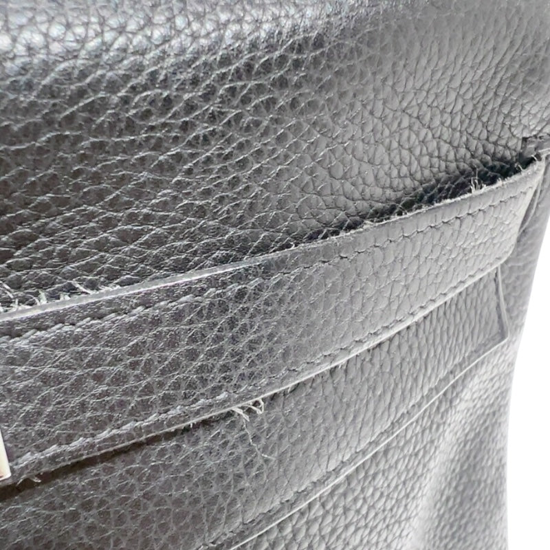 エルメス HERMES ケリー32内縫い □L刻印　(2008年製) ブラック　シルバー金具 トリヨンクレマンス レディース ハンドバッグ