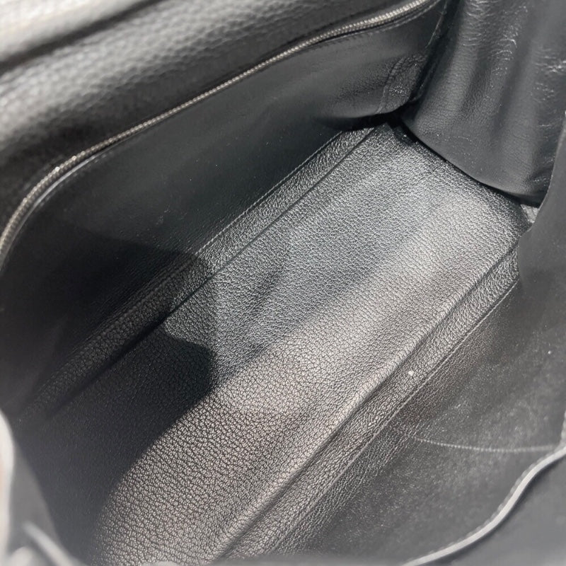 エルメス HERMES ケリー32内縫い □L刻印　(2008年製) ブラック　シルバー金具 トリヨンクレマンス レディース ハンドバッグ