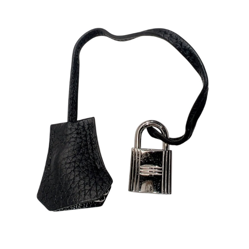 エルメス HERMES ケリー32内縫い □L刻印　(2008年製) ブラック　シルバー金具 トリヨンクレマンス レディース ハンドバッグ