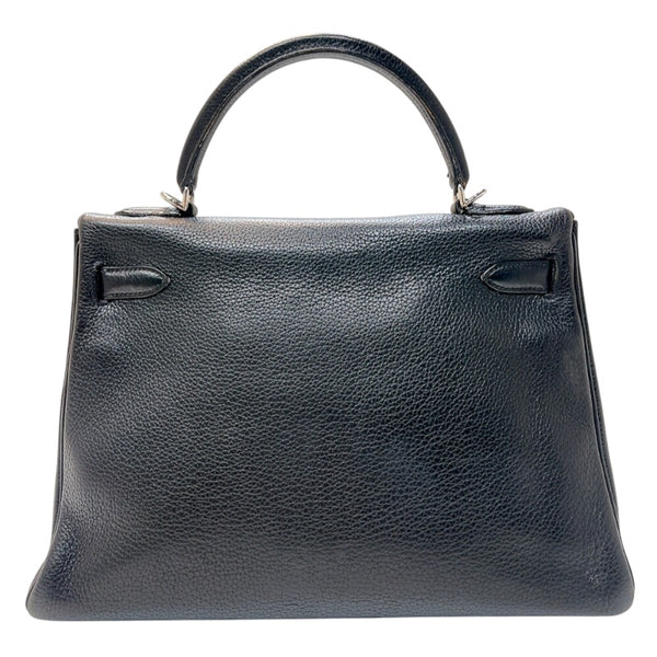 エルメス HERMES ケリー32内縫い □L刻印　(2008年製) ブラック　シルバー金具 トリヨンクレマンス レディース ハンドバッグ