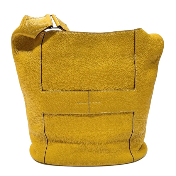 エルメス HERMES グッドニュース GM □M刻　(2009年製) ソレイユ/シルバー金具 トリヨンクレマンス ユニセックス ショルダーバッグ