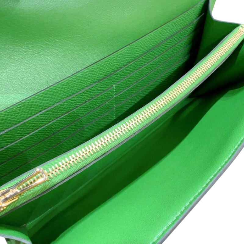 エルメス HERMES コンスタンストゥーゴー B刻印 (2023年製) ヴェールユッカ　ゴールド金具 ヴォーエプソン レディース ショルダーバッグ