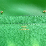 エルメス HERMES コンスタンストゥーゴー B刻印 (2023年製) ヴェールユッカ　ゴールド金具 ヴォーエプソン レディース ショルダーバッグ