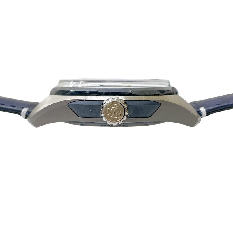 ユリスナルダン ULYSSE NARDIN フリークX 43mm 2303-270/03 ブルー チタン/アリゲーターストラップ 自動巻き メンズ 腕時計