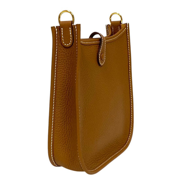 エルメス HERMES エヴリンTPM W刻 ゴールド ゴールド金具 トリヨン レディース ショルダーバッグ