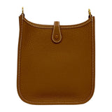 エルメス HERMES エヴリンTPM W刻 ゴールド ゴールド金具 トリヨン レディース ショルダーバッグ