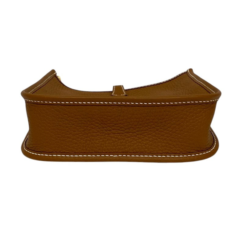 エルメス HERMES エヴリンTPM W刻 ゴールド ゴールド金具 トリヨン レディース ショルダーバッグ