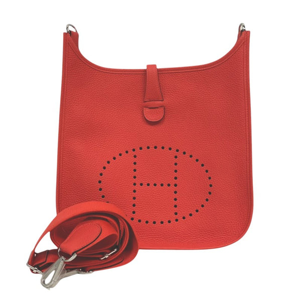 エルメス HERMES エヴリン3 PM B刻 ローズテキサス シルバー金具 トリヨン レディース ショルダーバッグ エルメス HERMES エヴリン3 PM B刻 ローズテキサス シルバー金具