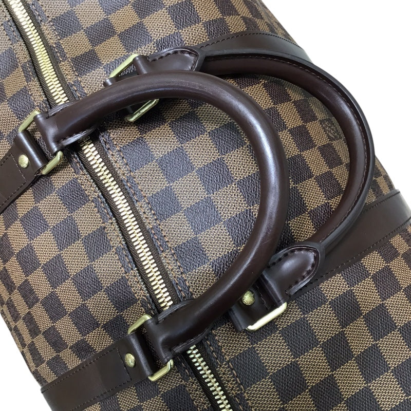 ルイ・ヴィトン LOUIS VUITTON キーポル・バンドリエール55 N41414 ダミエ PVC レザー ユニセックス ボストンバッグ
