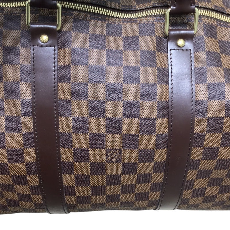 ルイ・ヴィトン LOUIS VUITTON キーポル・バンドリエール55 N41414 ダミエ PVC レザー ユニセックス ボストンバッグ