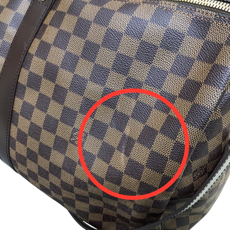 ルイ・ヴィトン LOUIS VUITTON キーポル・バンドリエール55 N41414 ダミエ PVC レザー ユニセックス ボストンバッグ