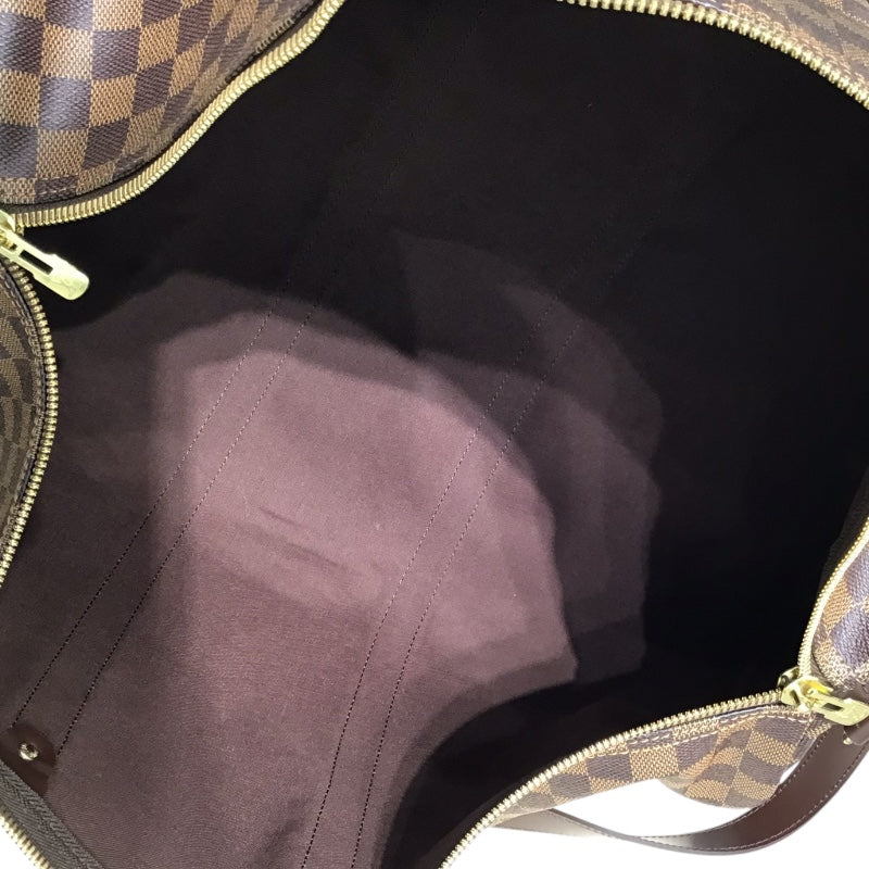 ルイ・ヴィトン LOUIS VUITTON キーポル・バンドリエール55 N41414 ダミエ PVC レザー ユニセックス ボストンバッグ