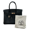 エルメス HERMES バーキン30 □N刻 ブラック シルバー金具 エプソン レディース ハンドバッグ