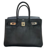 エルメス HERMES バーキン30 □N刻 ブラック シルバー金具 エプソン レディース ハンドバッグ