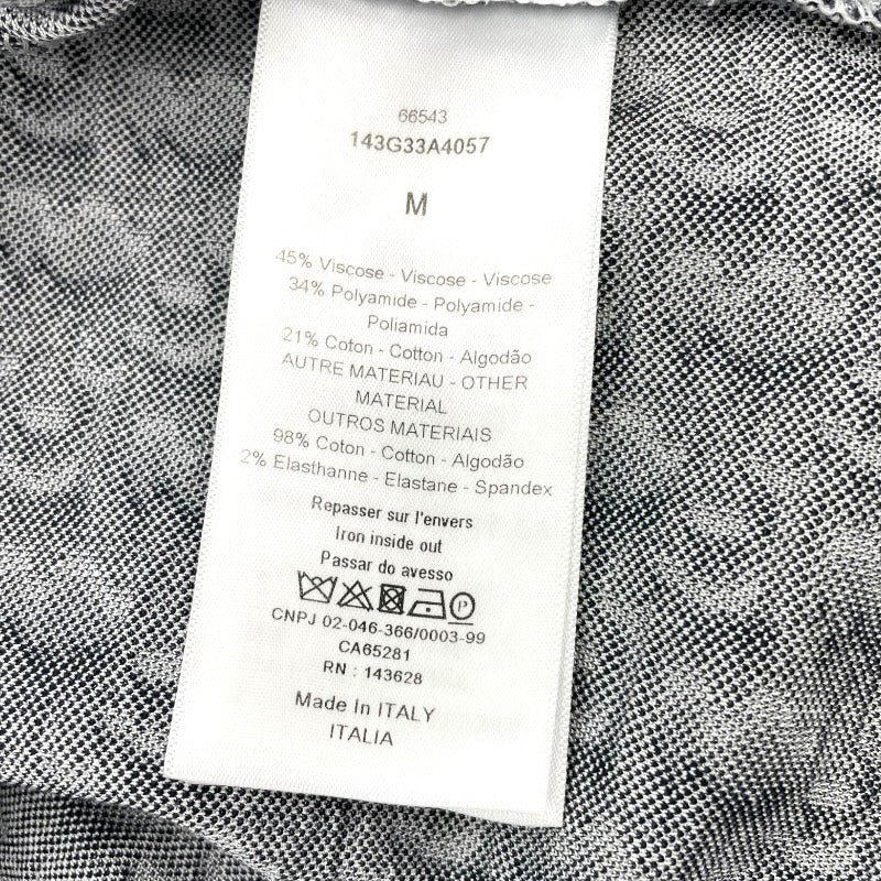 クリスチャン・ディオール Christian Dior オブリーク総柄ブルゾン 143G33A4057 ネイビー レーヨン レディース ブルゾン