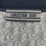 クリスチャン・ディオール Christian Dior オブリーク総柄ブルゾン 143G33A4057 ネイビー レーヨン レディース ブルゾン