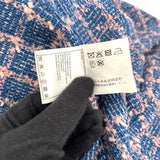 シャネル CHANEL ダブルツイードロングコート P74462 ブルー コットン レディース その他アウター